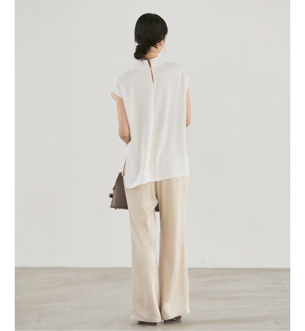 NOBLE「《予約》ボウタイライクノースリブラウス」|シャツ・ブラウス|