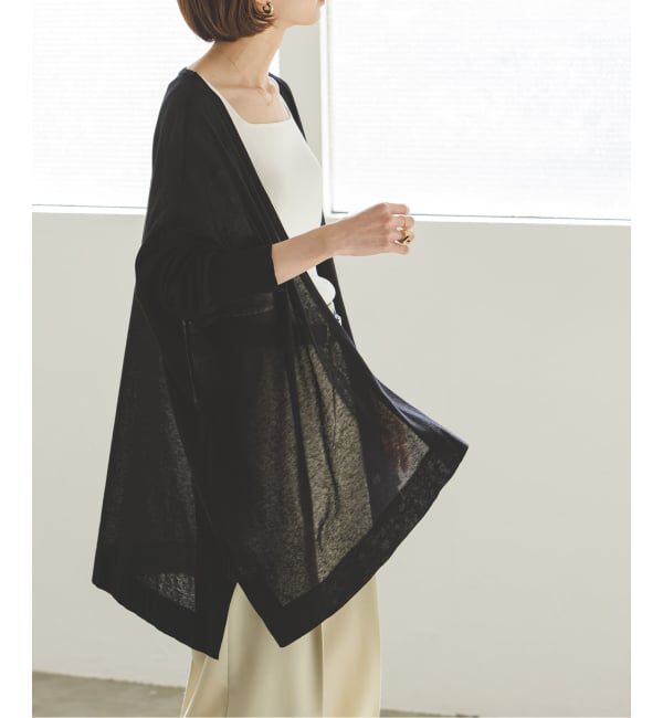 NOBLE「《WEB限定追加予約》18Gシアーカーディガン」|カーディガン|