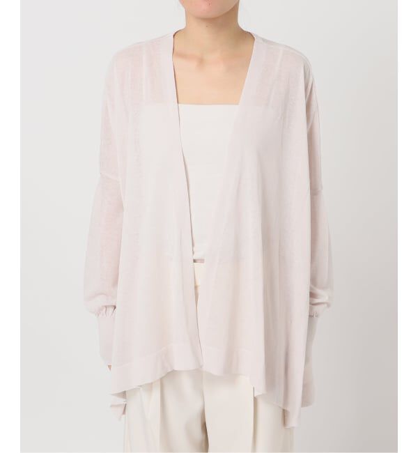 NOBLE「《WEB限定追加予約》18Gシアーカーディガン」|カーディガン|