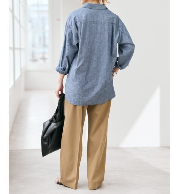 Spick and Span「《予約》コットンパールボタンシャツ」|シャツ・ブラウス|