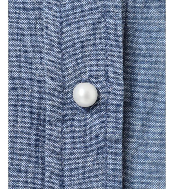 Spick and Span「《予約》コットンパールボタンシャツ」|シャツ・ブラウス|