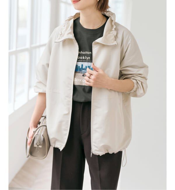 Spick and Span「《予約》シルキータフタスタンドカラーブルゾン」|その他|