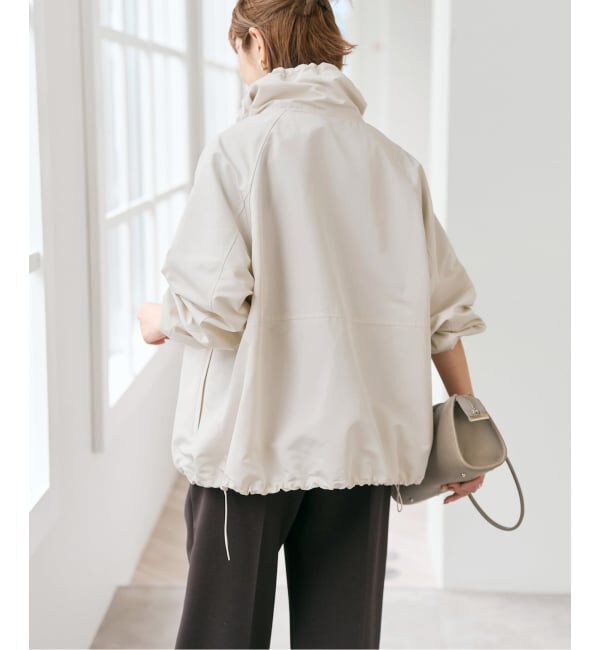 Spick and Span「《予約》シルキータフタスタンドカラーブルゾン」|その他|