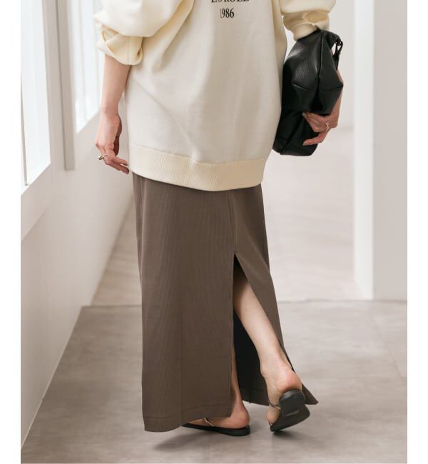 Spick and Span「《予約》CO/PEリブタイトスカート」|スカート|