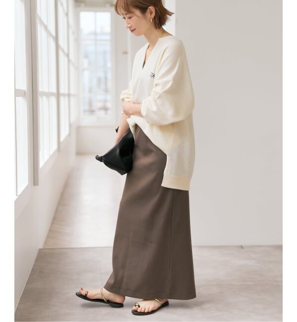 Spick and Span「《予約》CO/PEリブタイトスカート」|スカート|