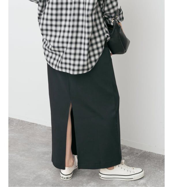 Spick and Span「《予約》CO/PEリブタイトスカート」|スカート|