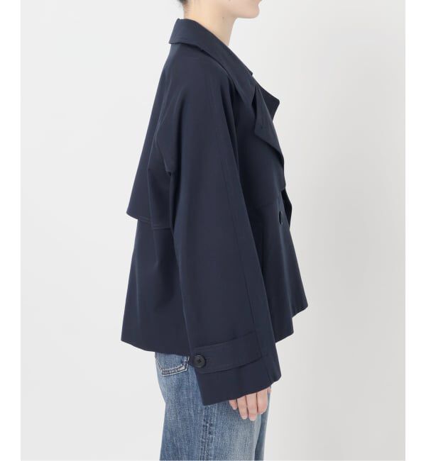 Spick and Span「《予約》ソフトツイルショートトレンチコート」|トレンチコート|