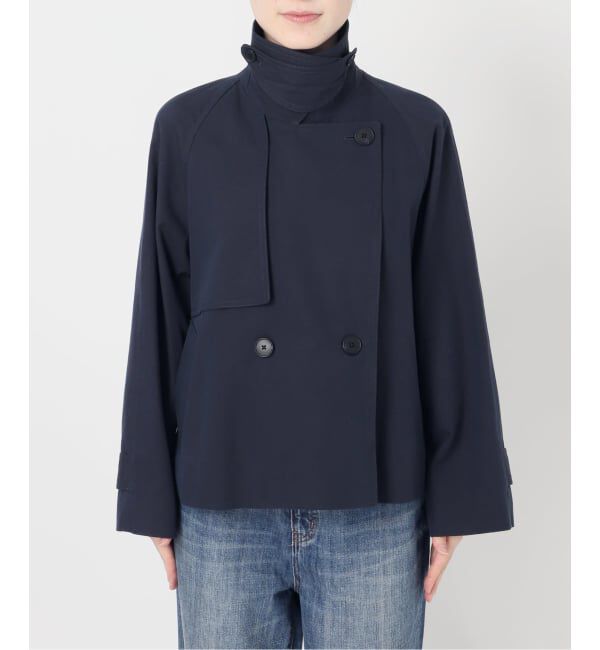 Spick and Span「《予約》ソフトツイルショートトレンチコート」|トレンチコート|