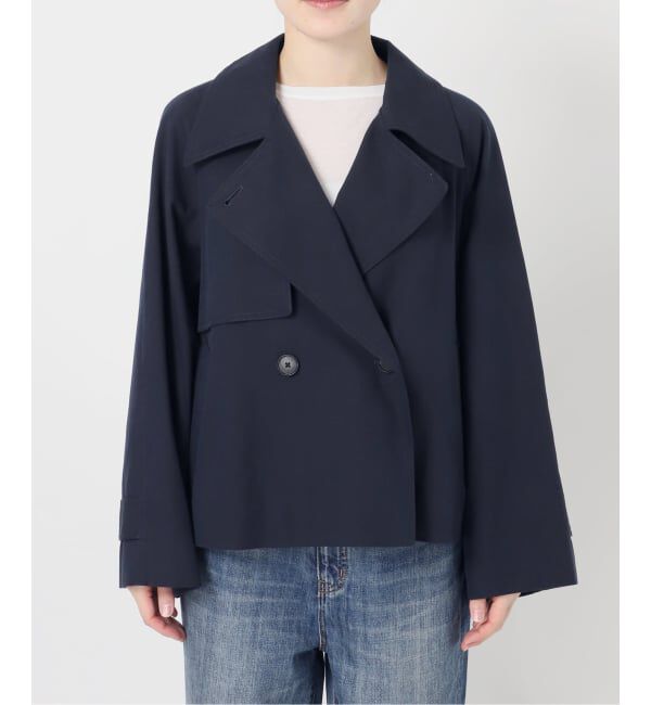 Spick and Span「《予約》ソフトツイルショートトレンチコート」|トレンチコート|