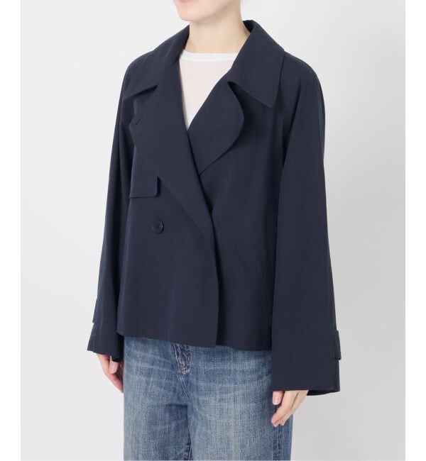 Spick and Span「《予約》ソフトツイルショートトレンチコート」|トレンチコート|