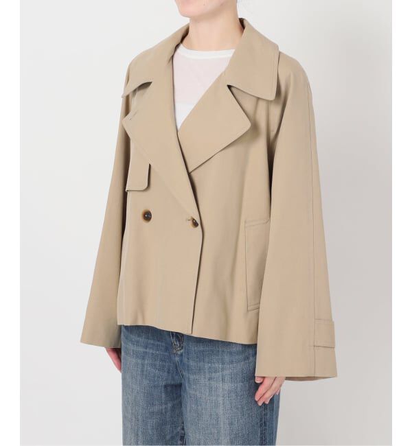 Spick and Span「《予約》ソフトツイルショートトレンチコート」|トレンチコート|