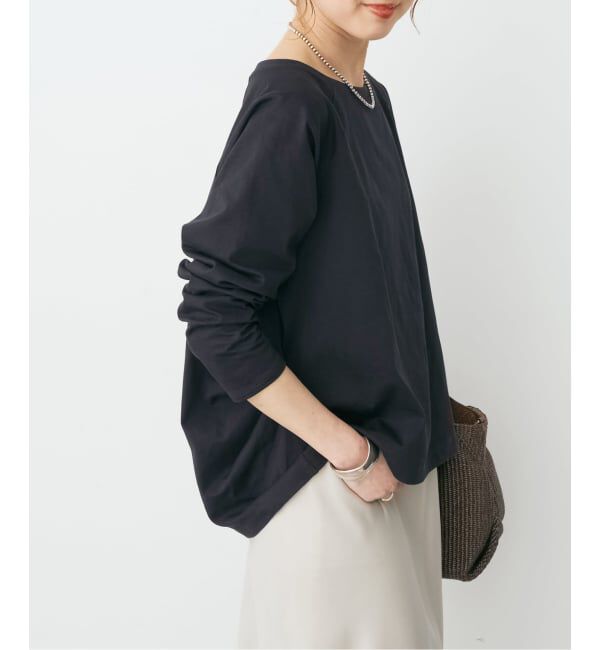 Spick and Span「《新色有り / 追加予約》ボートネックバックタックプルオーバー」|Tシャツ・カットソー|