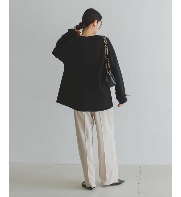 NOBLE「《WEB限定追加予約》接結ジャケットライクカーディガン」|カーディガン|