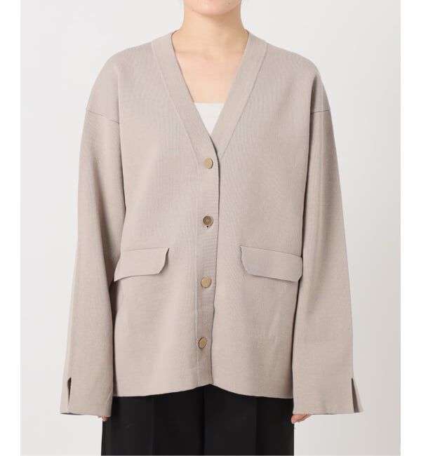 NOBLE「《WEB限定追加予約》接結ジャケットライクカーディガン」|カーディガン|