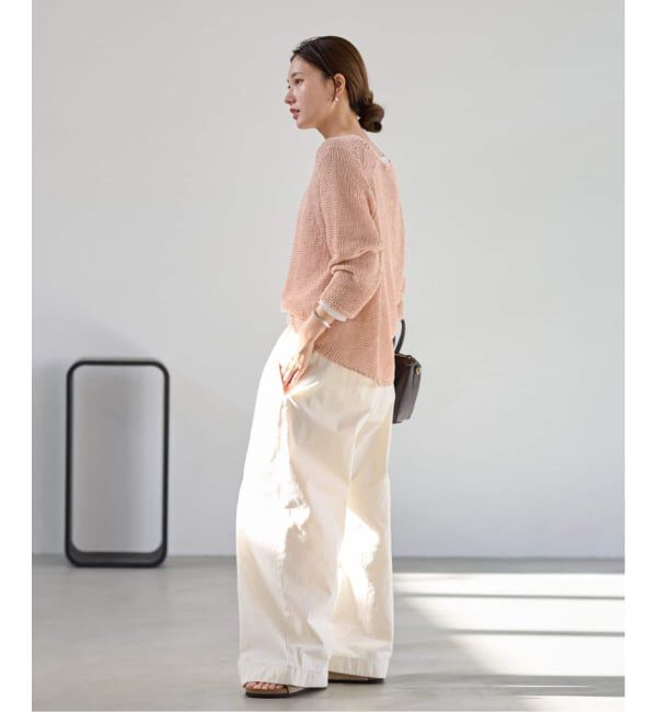 FRAMeWORK「≪新色 / 追加予約≫LINEN CORD ニット」|ニット・セーター|