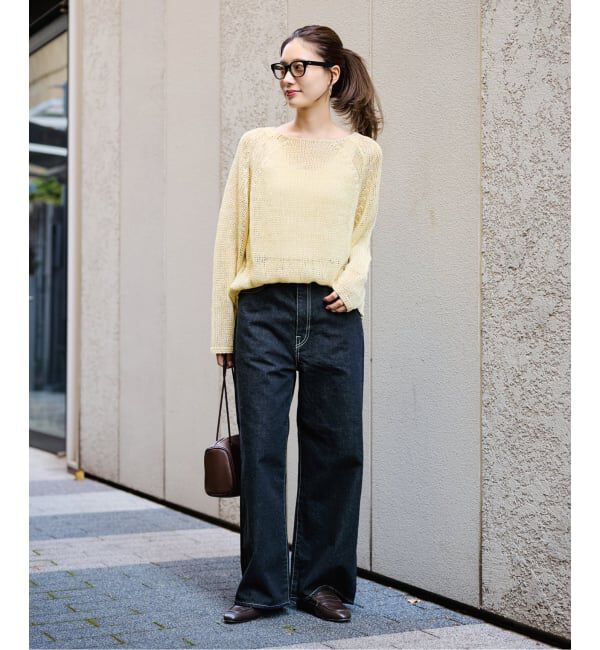 FRAMeWORK「≪新色 / 追加予約≫LINEN CORD ニット」|ニット・セーター|