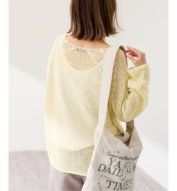 FRAMeWORK「≪新色 / 追加予約≫LINEN CORD ニット」|ニット・セーター|