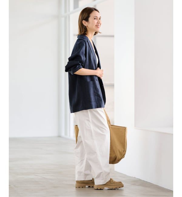 FRAMeWORK「≪予約≫ソフトリネンライトジャケット」|テーラードジャケット|