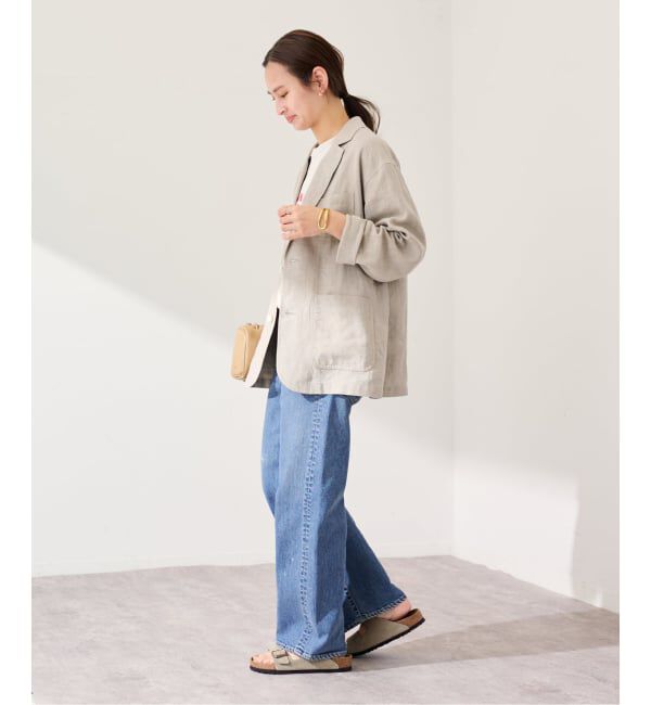 FRAMeWORK「≪予約≫ソフトリネンライトジャケット」|テーラードジャケット|
