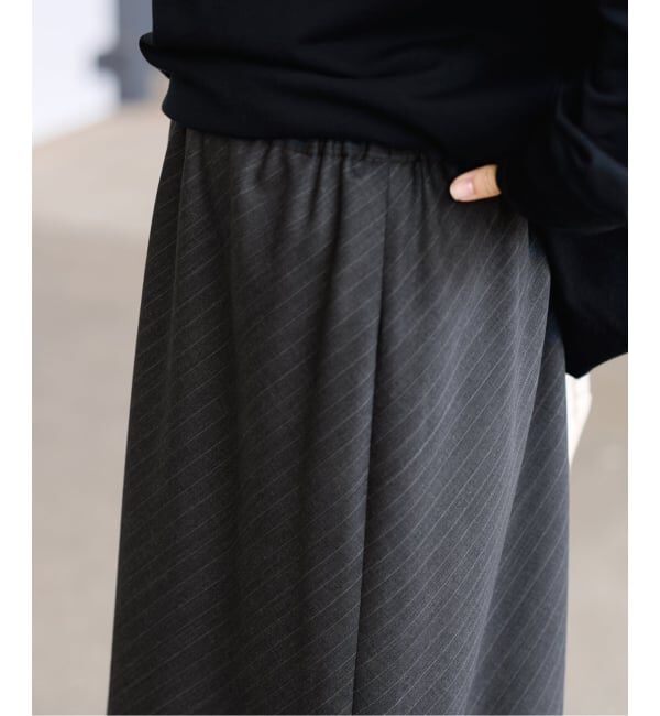 FRAMeWORK「≪予約≫TWストライプバイアススカート」|スカート|