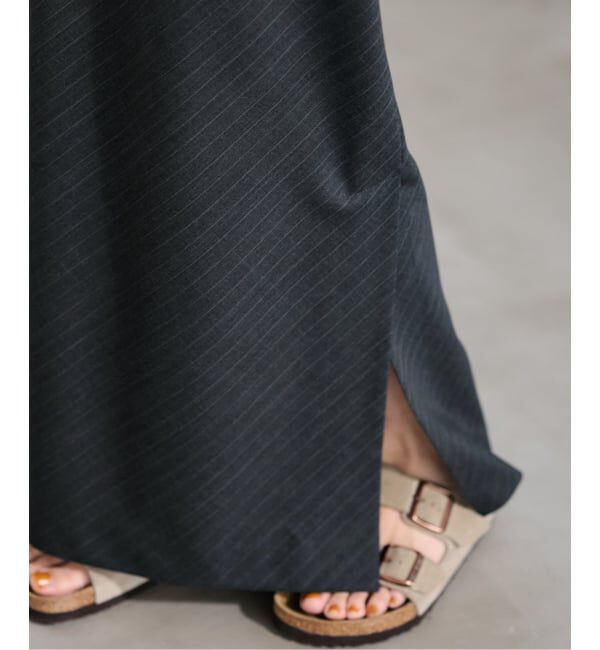 FRAMeWORK「≪予約≫TWストライプバイアススカート」|スカート|