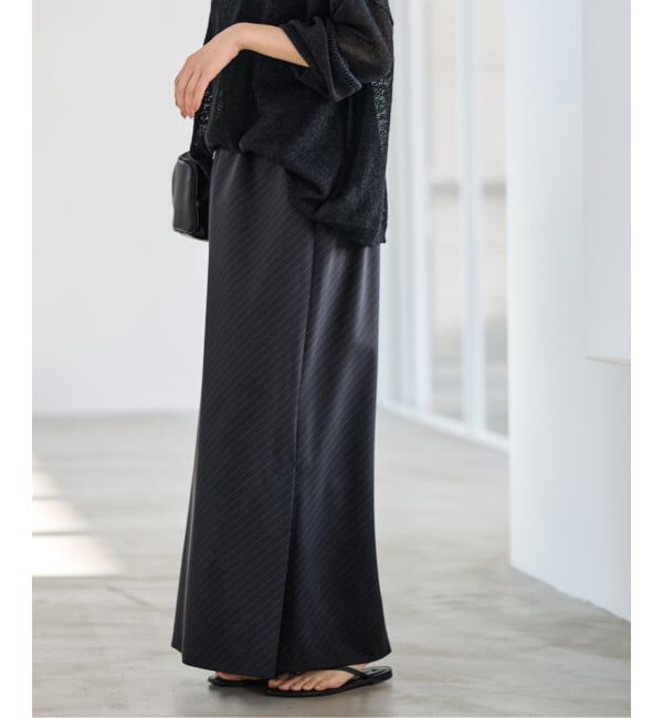 FRAMeWORK「≪予約≫TWストライプバイアススカート」|スカート|