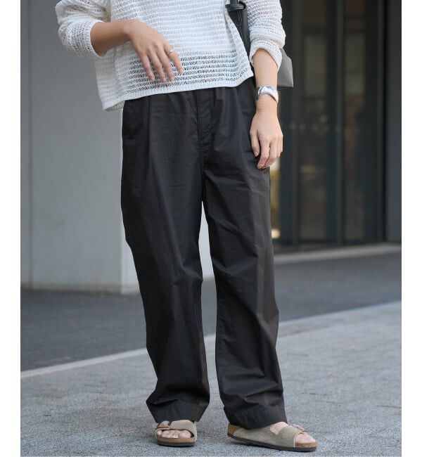 FRAMeWORK「≪新色 / 追加予約≫コットンイージータックバレルパンツ」|その他|ネイビー