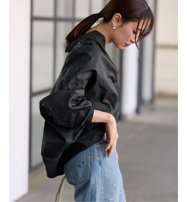 FRAMeWORK「≪追加予約≫タイプライターコクーンブラウス」|シャツ・ブラウス|