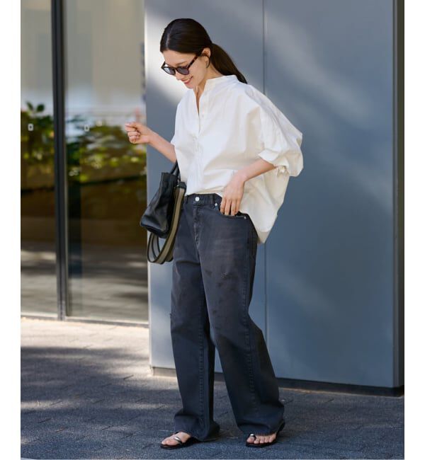 FRAMeWORK「≪追加予約≫タイプライターコクーンブラウス」|シャツ・ブラウス|