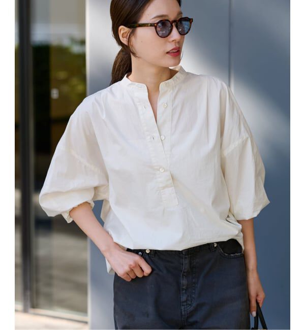 FRAMeWORK「≪追加予約≫タイプライターコクーンブラウス」|シャツ・ブラウス|