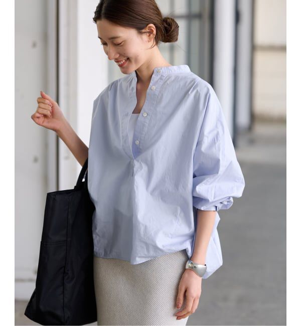 FRAMeWORK「≪追加予約≫タイプライターコクーンブラウス」|シャツ・ブラウス|