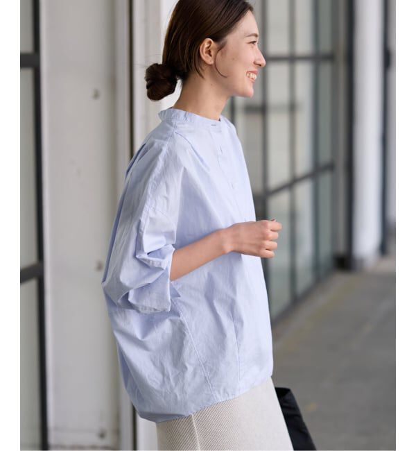 FRAMeWORK「≪追加予約≫タイプライターコクーンブラウス」|シャツ・ブラウス|