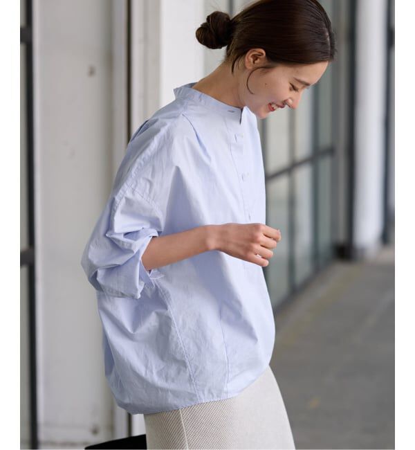 FRAMeWORK「≪追加予約≫タイプライターコクーンブラウス」|シャツ・ブラウス|