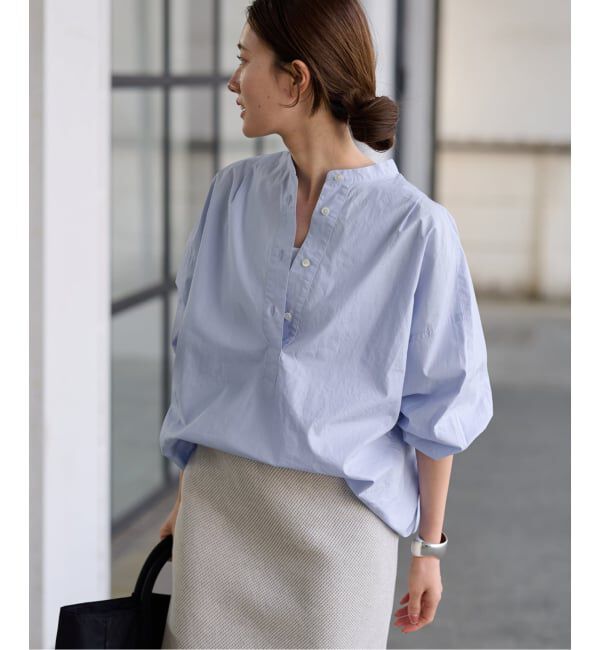 FRAMeWORK「≪追加予約≫タイプライターコクーンブラウス」|シャツ・ブラウス|