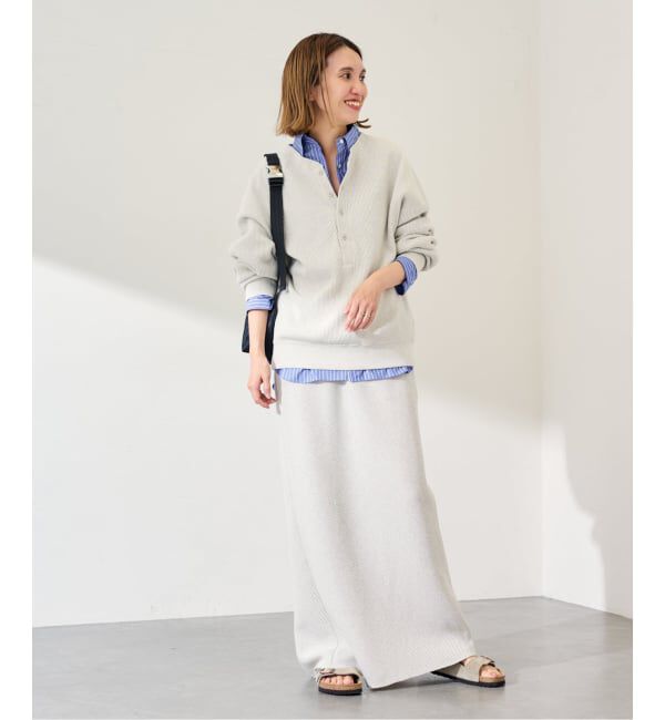 FRAMeWORK「≪予約≫BLUE STRIPE オーバーシャツ」|シャツ・ブラウス|