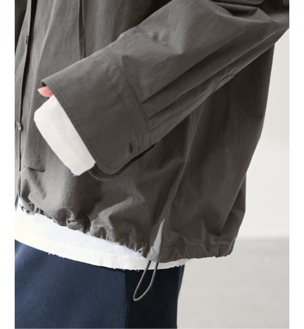 FRAMeWORK「≪予約≫コットンナイロンフードシャツ」|シャツ・ブラウス|