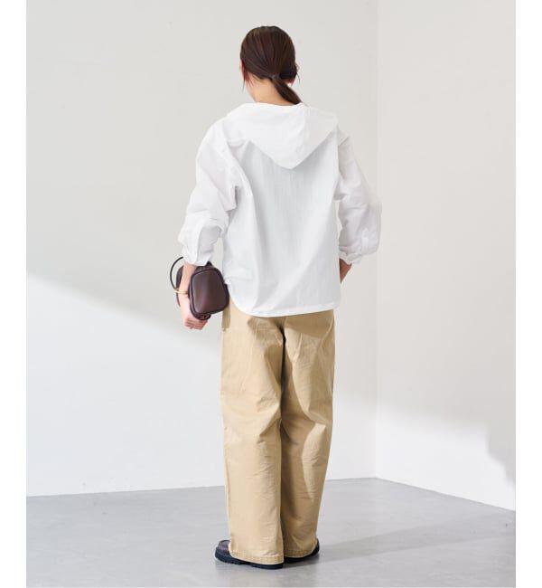 FRAMeWORK「≪予約≫コットンナイロンフードシャツ」|シャツ・ブラウス|