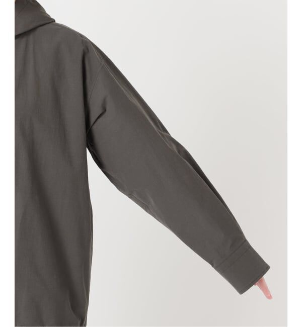 FRAMeWORK「≪予約≫コットンナイロンフードシャツ」|シャツ・ブラウス|