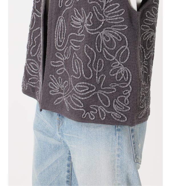 FRAMeWORK「≪予約≫メッシュエンブロイダリーベスト」|ダウンベスト・ベスト|