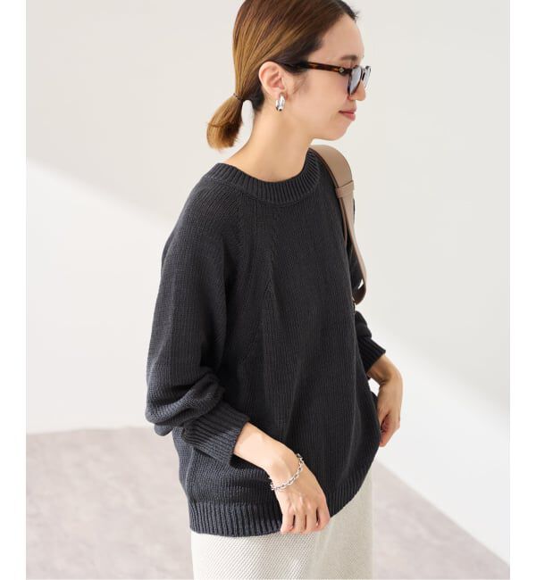 FRAMeWORK「≪WEB限定 / 追加予約≫リネンコットンラグランニット」|ニット・セーター|