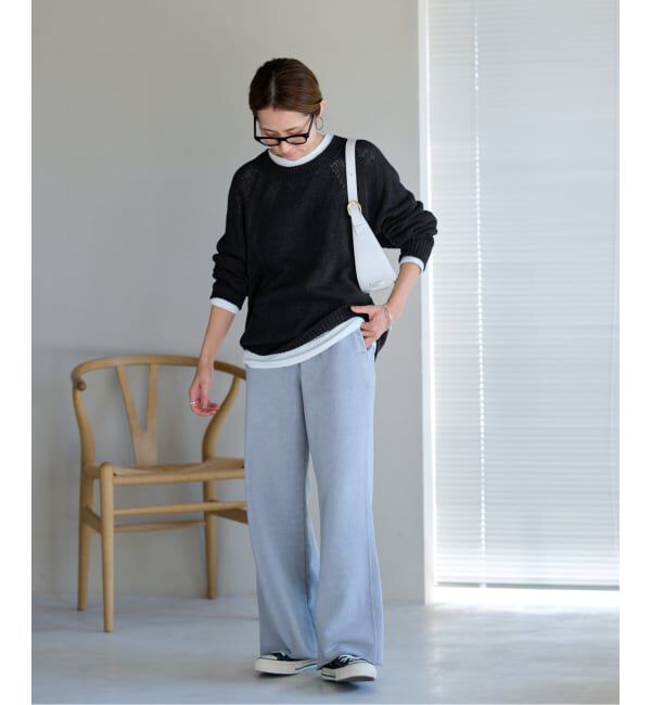 FRAMeWORK「≪WEB限定 / 追加予約≫リネンコットンラグランニット」|ニット・セーター|