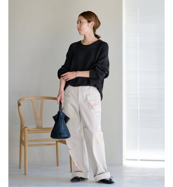 FRAMeWORK「≪WEB限定 / 追加予約≫リネンコットンラグランニット」|ニット・セーター|