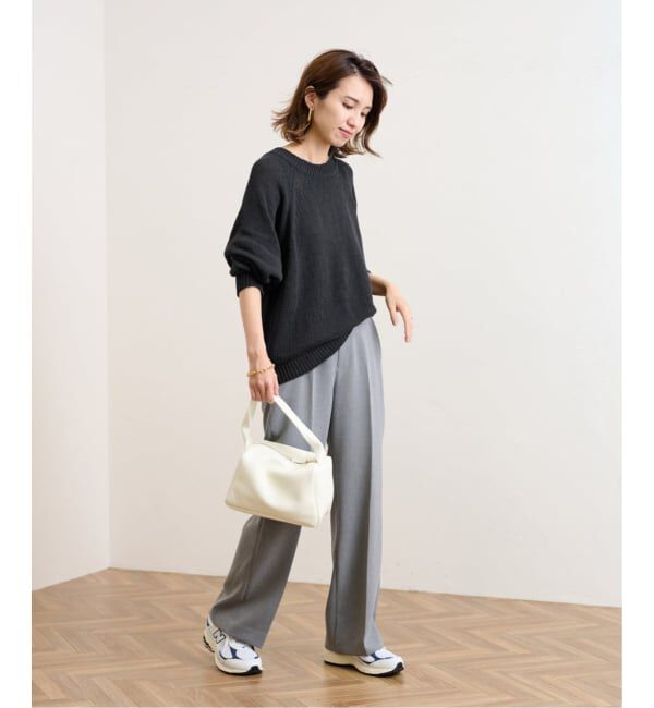 FRAMeWORK「≪WEB限定 / 追加予約≫リネンコットンラグランニット」|ニット・セーター|