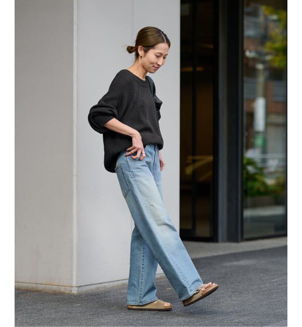 FRAMeWORK「≪WEB限定 / 追加予約≫リネンコットンラグランニット」|ニット・セーター|