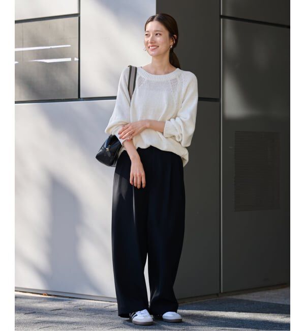 FRAMeWORK「≪WEB限定 / 追加予約≫リネンコットンラグランニット」|ニット・セーター|