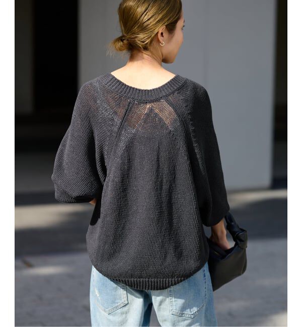 FRAMeWORK「≪WEB限定 / 追加予約≫リネンコットンラグランニット」|ニット・セーター|