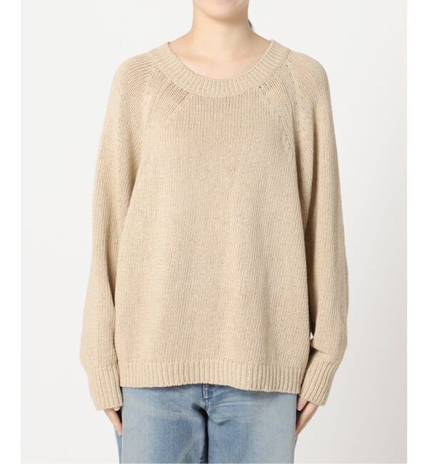 FRAMeWORK「≪WEB限定 / 追加予約≫リネンコットンラグランニット」|ニット・セーター|