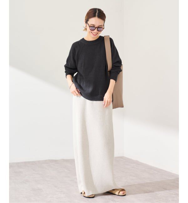 FRAMeWORK「≪WEB限定 / 追加予約≫リネンコットンラグランニット」|ニット・セーター|