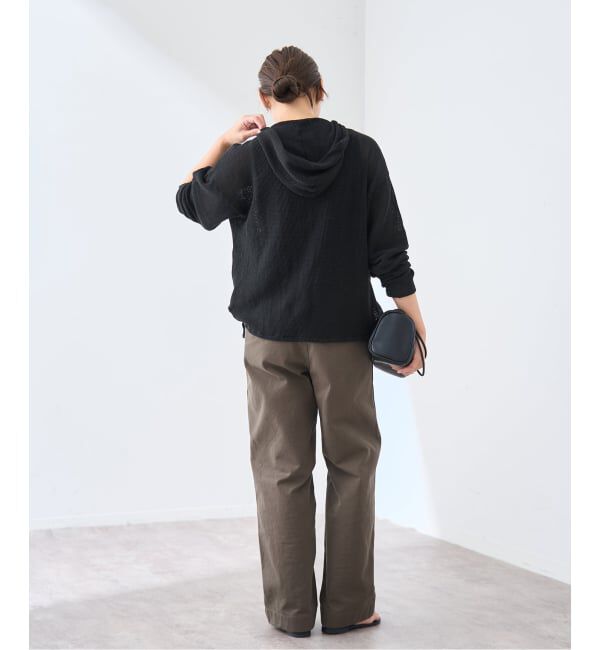 FRAMeWORK「≪予約≫メッシュフードプルオーバー」|Tシャツ・カットソー|