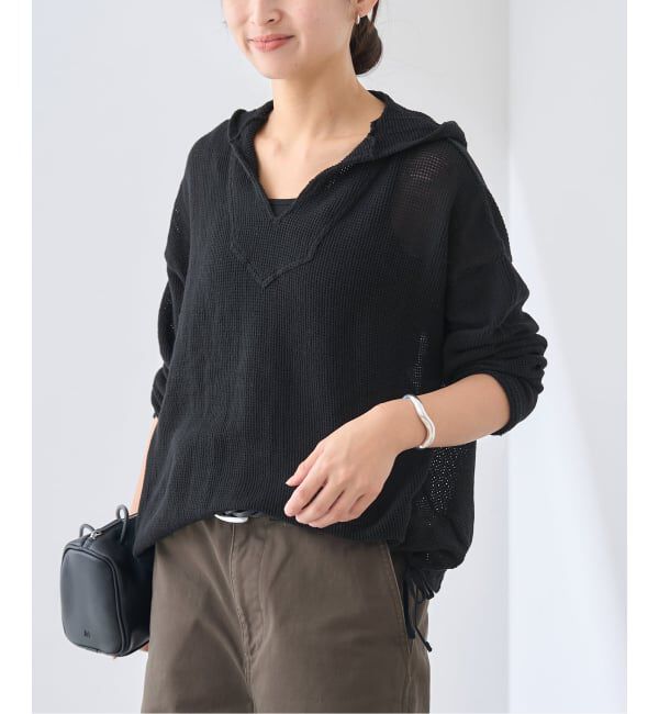 FRAMeWORK「≪予約≫メッシュフードプルオーバー」|Tシャツ・カットソー|